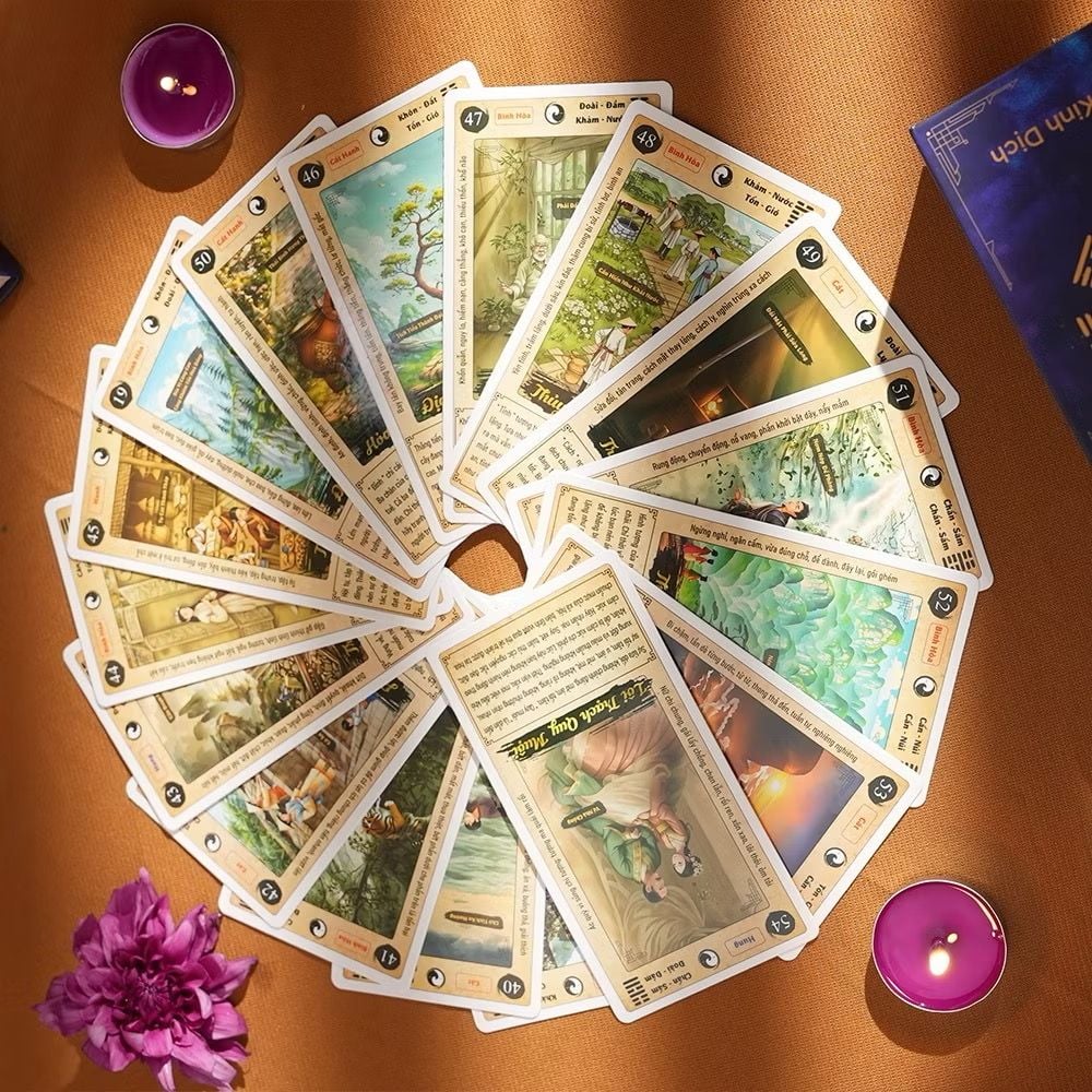 Bộ bài tarot kinh dịch 64 quẻ- chiêm nghiệm thiên cơ