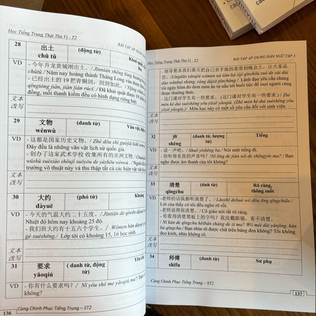 Bài tập hán ngữ nâng cao tập 1