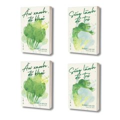 Bộ Sách Sống Xanh ( Dinh dưỡng xanh + Thần dược xanh + Ăn xanh để khỏe + Sống lành để trẻ )
