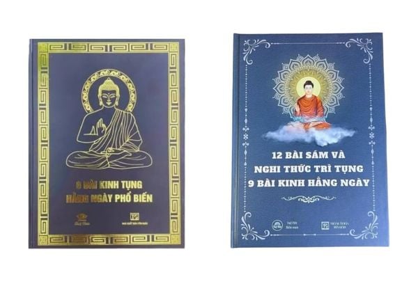 Combo sách: 6 Bài Kinh Tụng Hằng Ngày Phổ Biến + 12 Bài Sám Và Nghi Thức Trì Tụng 9 Bài Kinh Hằng Ngày