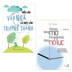 Combo Sách: Khi Bạn Đang Mơ Thì Người Khác Đang Nỗ Lực + Mỗi Lần Vấp Ngã Là Một Lần Trưởng Thành