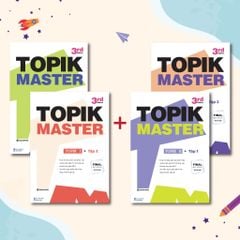 Sách TOPIK MASTER - Luyện đề TOPIK I + TOPIK II
