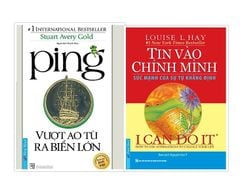 COMBO SÁCH SONG NGỮ (Tin vào chính mình + Ping Vượt ao tù ra biển lớn)
