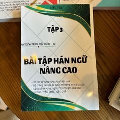 Bài tập hán ngữ nâng cao tập 3