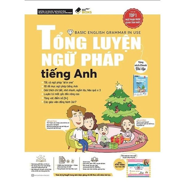 Tổng luyện ngữ pháp Tiếng Anh - Tặng kèm khóa học online + Ebook bài tập - Bản màu