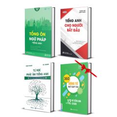 Combo Sách Tổng Ôn Ngữ Pháp Tiếng Anh + Tiếng Anh Cho Người Mới Bắt Đầu + Học Phát Âm Tiếng Anh