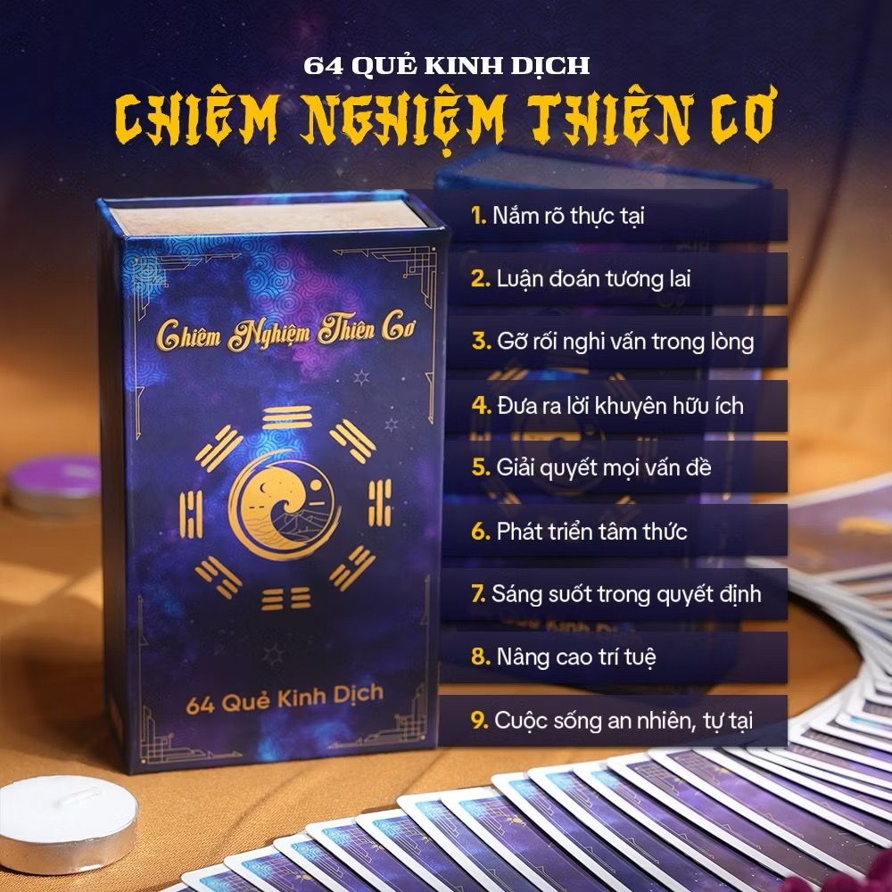 Bộ bài tarot kinh dịch 64 quẻ- chiêm nghiệm thiên cơ