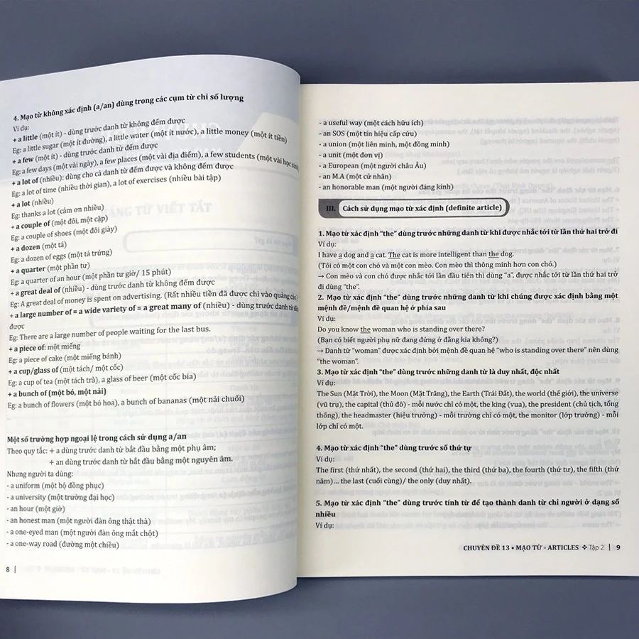 Bộ Sách 25 Chuyên Đề Ngữ Pháp Tiếng Anh Trọng Tâm (Bộ 2 Tập)
