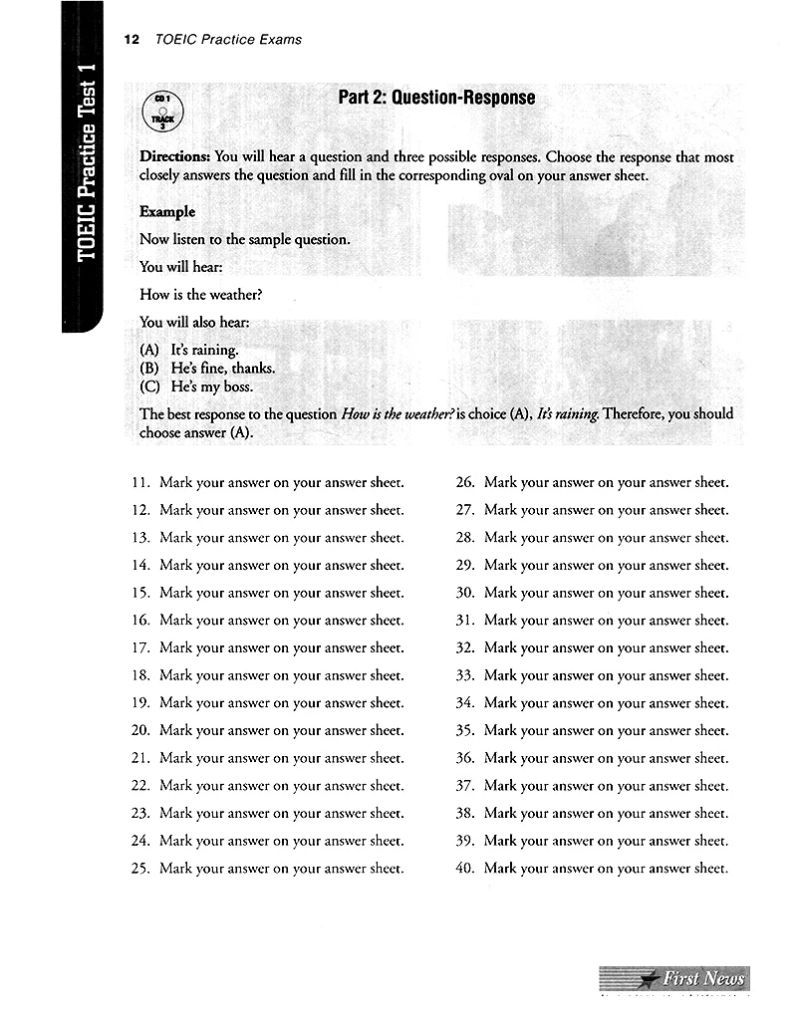 Barron's Toeic Practice Exams