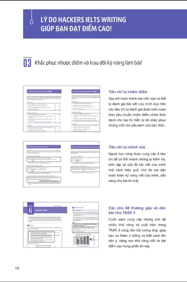 Combo Trọn Bộ 4 Cuốn Hackers IELTS ( Listening + Reading + Speaking + Writing ) + tặng kèm 5500 từ vựng tiếng Anh