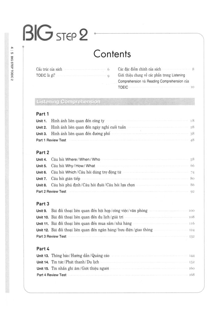 Combo Sách Học Tiếng Anh Bộ BigStep + Hackers Toeic
