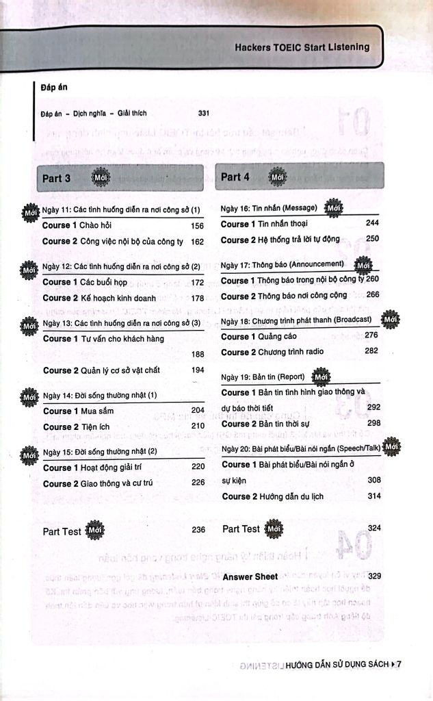 Combo Hacker TOEIC ( bộ 3 cuốn )