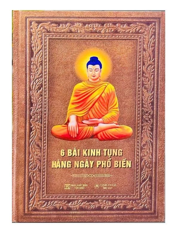 6 Bài Kinh Tụng Hằng Ngày Phổ Biến - BÌA CỨNG - Tặng Kèm Lời Khấn Nguyện + Bài Sám Hối