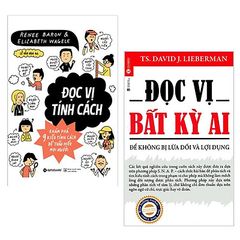 Combo Sách : Đọc Vị Tính Cách + Đọc Vị Bất Kỳ Ai - Để Không Bị Lừa Dối Và Lợi Dụng