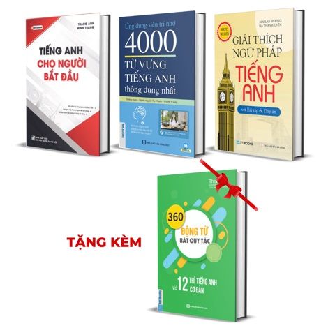 Combo Sách Học Tiếng Anh Cho Người Bắt Đầu