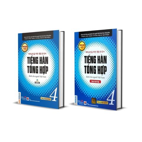 Bộ Tiếng Hàn Tổng Hợp Trung Cấp - Tập 4 ( 2 Cuốn )