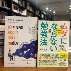 Combo Song Ngữ Làm Sao Học Ít Hiểu Nhiều? (Bản Nhật sách cũ 95%)