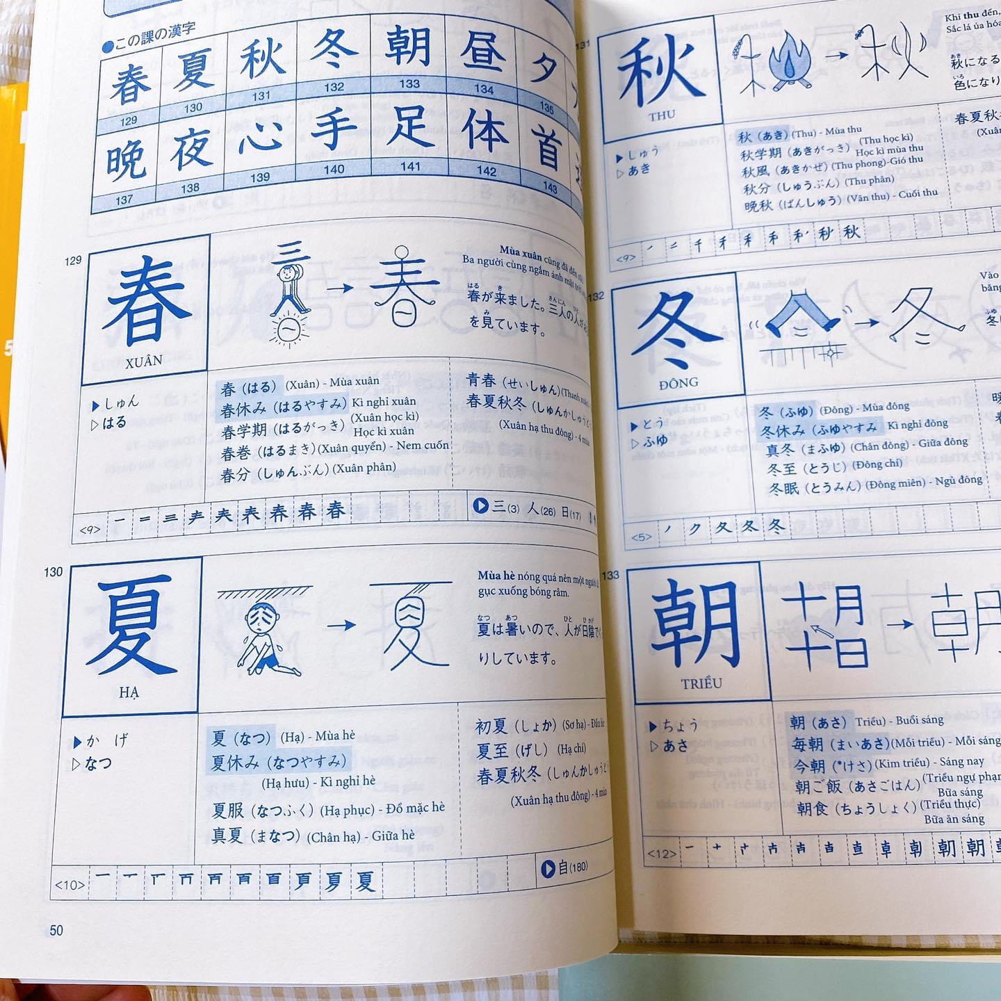 Combo Kanji Look and Learn N3, N2 - 560 Kanji (SGK + SBT)
