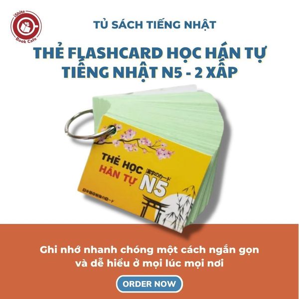 Thẻ Flashcard kanji N5