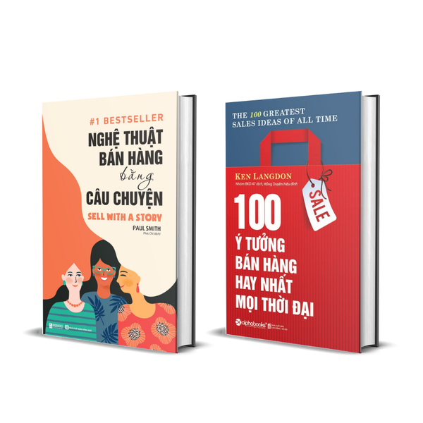 Combo Sách Nghệ Thuật Bán Hàng Bằng Câu Chuyện + 100 Ý Tưởng Bán Hàng Hay Nhất Mọi Thời Đại
