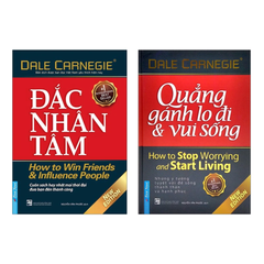 Combo Sách Đắc Nhân Tâm - Quảng Gánh Lo Đi và Vui Sống ( Bìa Cứng )
