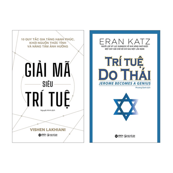 Combo Sách: Giải Mã Siêu Trí Tuệ+ Trí Tuệ Do Thái