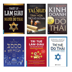 Bộ Sách Kết Tinh Trí Tuệ Của Người Do Thái ( Triết Lý Làm Giàu + Tinh Hoa Trí Tuệ + 3000 Năm Của Người Do Thái + Trí Tuệ Làm Giàu + Trí Tuệ Do Thái )