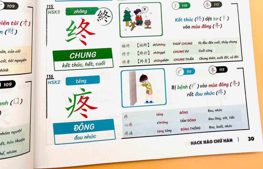 Combo Hack Não 3000 Chữ Hán - ( Bộ 3 Tập )