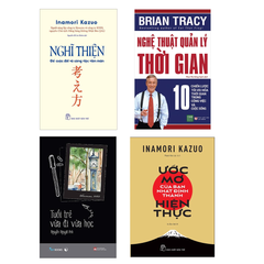 Combo Sách: Nghĩ Thiện + Nghệ Thuật Quản Lý Thời Gian + Tuổi Trẻ Vừa Đi Vừa Học + Ước Mơ Của Bạn Nhất Định Thành Hiện Thực