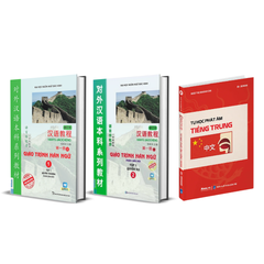 Combo sách: Giáo Trình Hán Ngữ 1-2 + Sách Tự Học Phát Âm Tiếng Trung Cho Người Mới Bắt Đầu