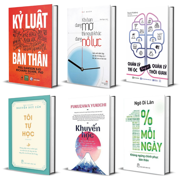 Combo Sách Rèn Luyện Tính Kỷ Luật và Kỹ Năng Học