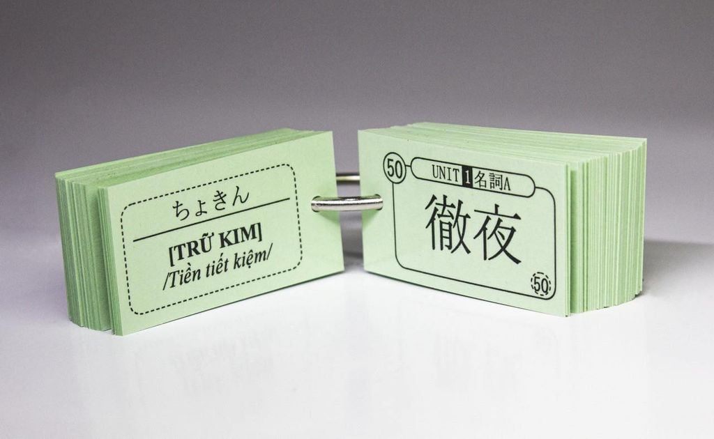 Túi Thẻ Flashcard N3 mimikara oboeru cắt sẵn (ép plastic)