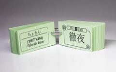 Túi Thẻ Flashcard N3 mimikara oboeru cắt sẵn (ép plastic)
