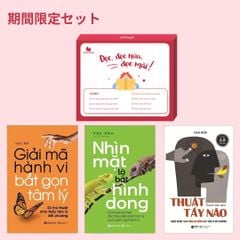 Combo sách: Giải Mã Hành Vi - Bắt Gọn Tâm Lý + Nhìn Mặt Là Bắt Hình Dong + Thuật Tẩy Não