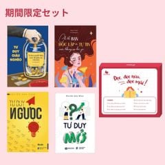 Combo sách: Tư Duy Giàu Nghèo + Chỉ khi bạn độc lập và tự tin mới không sợ hãi gì + Tư Duy Ngược + Tư Duy Mở