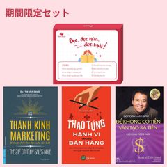 Combo sách: Thánh Kinh Marketing + Thao Túng Hành Vi Trong Bán Hàng + Dạy Con Làm Giàu (Tập 1) - Cha giàu Cha nghèo
