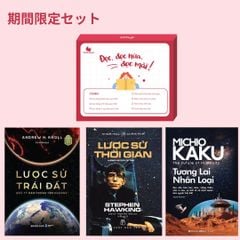 Combo sách: Lược Sử Trái Đất: Bốn Tỷ Năm Trong Tám Chương + Lược Sử Thời Gian + Tương Lai Nhân Loại