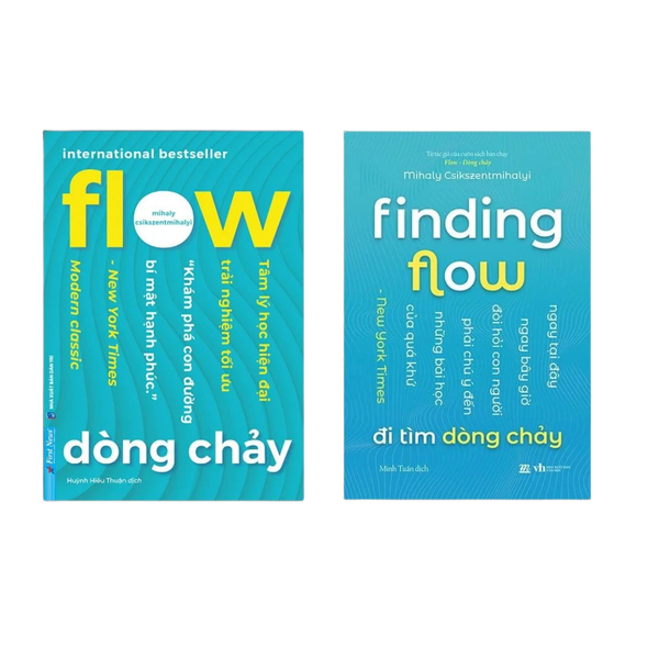 Combo sách: Dòng Chảy + Finding Flow - Đi Tìm Dòng Chảy