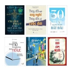 Combo sách: 30 Tuổi-Mọi Thứ Chỉ Mới Bắt Đầu + Đi Nhật Về Làm Gì + Đạo Làm Người: Học Mạnh Tử Cách Đối Nhân Xử Thế + Khi Bạn Đang Mơ Thì Người Khác Đang Nỗ Lực + Chinh Phục Điều Bất Khả Thi + Thay Đổi Một Suy Nghĩ Thay Đổi Cả Cuộc Đời