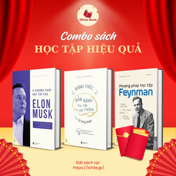 Combo sách: 5 Phương Pháp Học Tập Của Elon Musk + Phương Pháp Học Tập Feynman + Đánh Thức Bản Năng Học Tập Phi Thường Trong Bạn