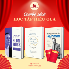 Combo sách: 5 Phương Pháp Học Tập Của Elon Musk + Phương Pháp Học Tập Feynman + Đánh Thức Bản Năng Học Tập Phi Thường Trong Bạn