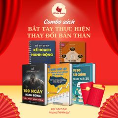 Combo sách ( Sổ Ghi Chép Kế Hoạch Hành Động + Sổ hành trình kỷ luật 100 ngày hành động lột xác bản thân + 75 Sự Thật Thay Đổi Cuộc Sống Mãi Mãi + Tự do tài chính trước tuổi 35 + 7 Bước thiết lập kế hoạch kinh doanh trong năm mới )