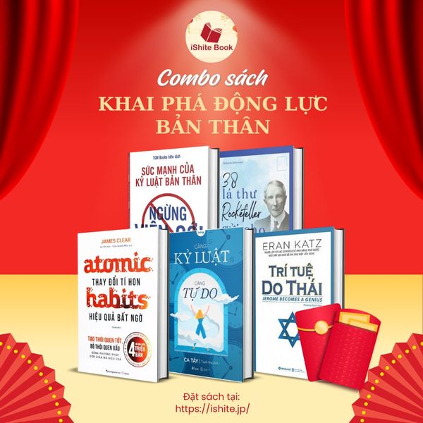 Combo sách: Ngừng Viện Cớ + 38 Lá Thư Tỷ Phú John Davison Rockefeller Gửi Cho Con Trai + Thay Đổi Tí Hon Hiệu Quả Bất Ngờ + Càng Kỷ Luật Càng Tự Do + Trí Tuệ Do Thái