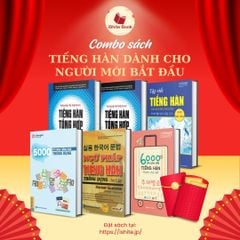 Combo Sách Học Tiếng Hàn Dành Cho Người Mới Bắt Đầu (Tặng kèm bút luyện viết)