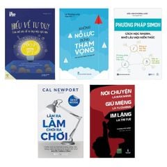 Combo sách: Hiểu Về Tư Duy + Không Nỗ Lực Đừng Tham Vọng + Phương Pháp Simon + Làm Ra Làm Chơi Ra Chơi + Nói Chuyện Là Bản Năng, Giữ Miệng Là Tu Dưỡng, Im Lặng Là Trí Tuệ