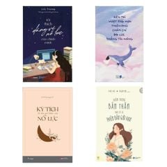 Combo sách: Tôi Thích Dáng Vẻ Nỗ Lực Của Chính Mình + Kiên Trì Vượt Trội Hơn Thiên Phú - Chăm Chỉ Đôi Lúc Thắng Tài Năng + Kỳ Tích Là Tên Gọi Khác Của Nỗ Lực + Trân Trọng Bản Thân Bạn Sẽ Là Phiên Bản Giới Hạn