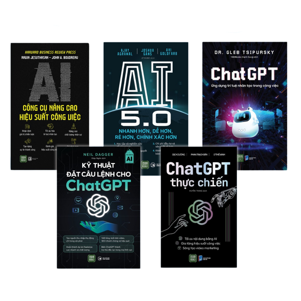 Combo Sách về AI và ChatGPT