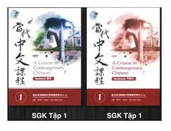 Combo Giáo Trình Tiếng Trung Đương Đại Phổn Thể TRUNG Việt - T1 (bản đen trắng)
