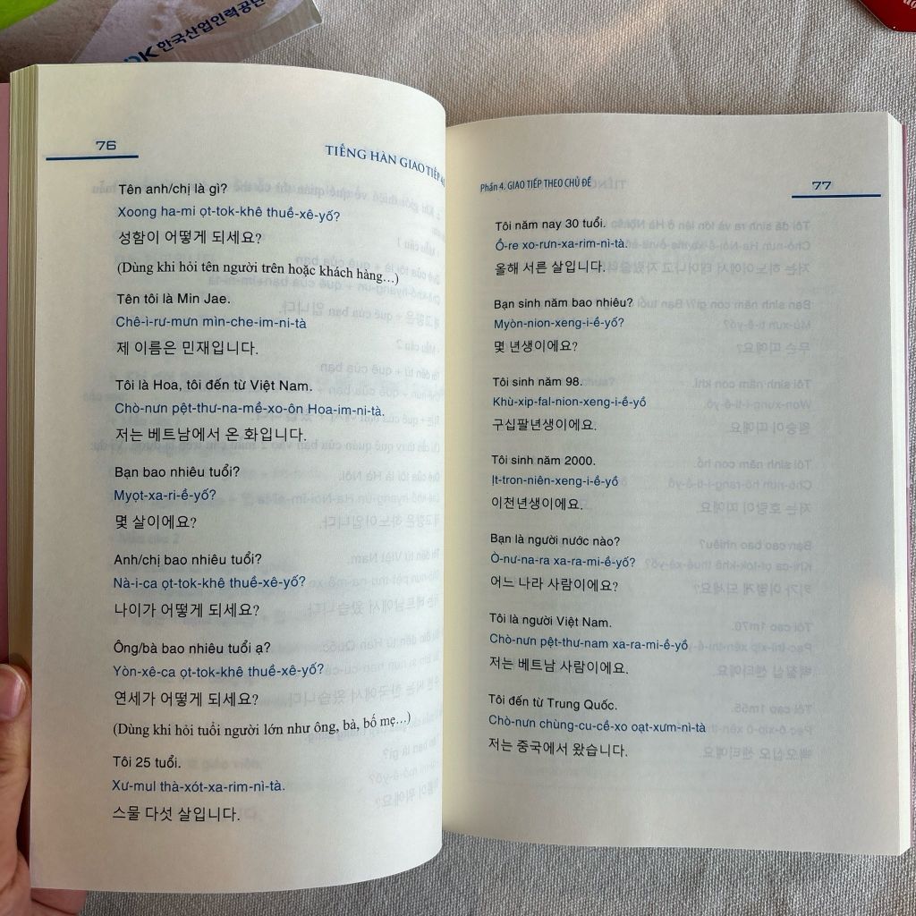 Tiếng Hàn Giao Tiếp 4.0