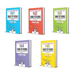 Combo Sách Từ N5-N1 Chinh Phục 10.000 Từ Vựng Tiếng Nhật
